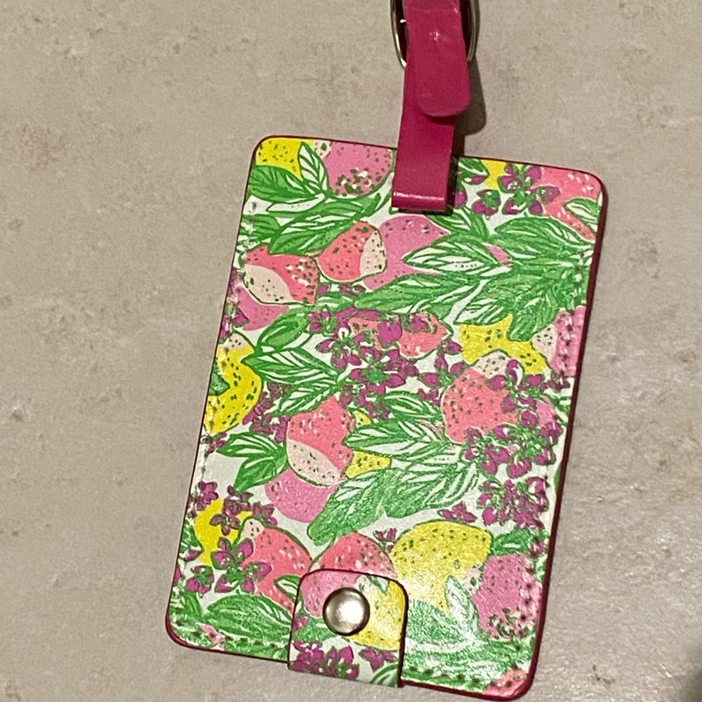 Lilly Pulitzer luggage tag NWOT